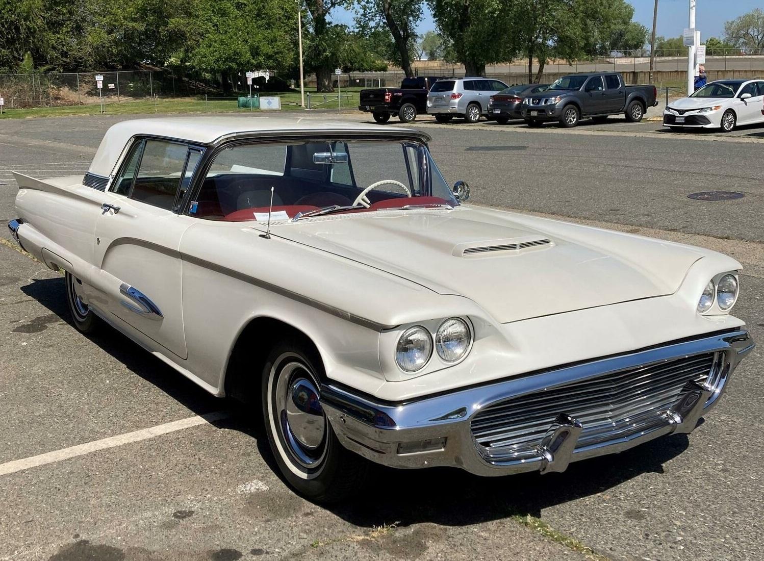 1959 ford thunderbird 64000 miles white 352 auto