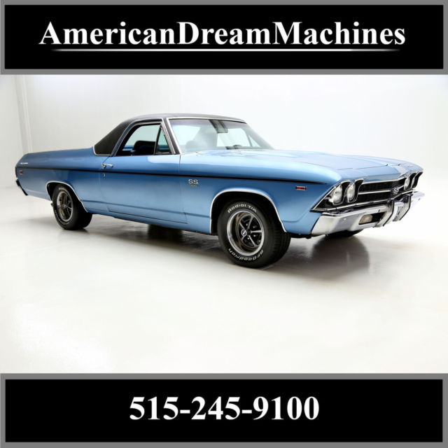 1969 el camino 396, 4 spd, a/c, ss options, ps, power disc brakes, 12 bolt rear