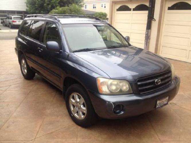 2003 blue toyota highlander great condition in marina del rey, ca
