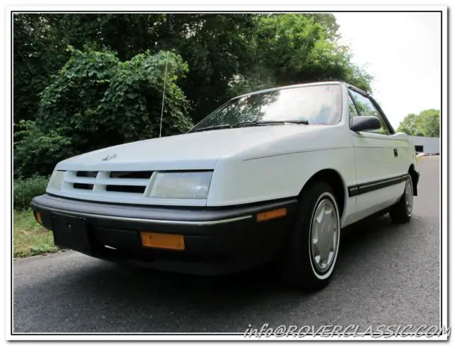 1991 dodge shadow convertible ... 78,768 original miles