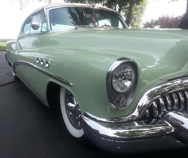 super riviera custom bodied 1953 buick 2 door hardtop 56 packard tail fins v8