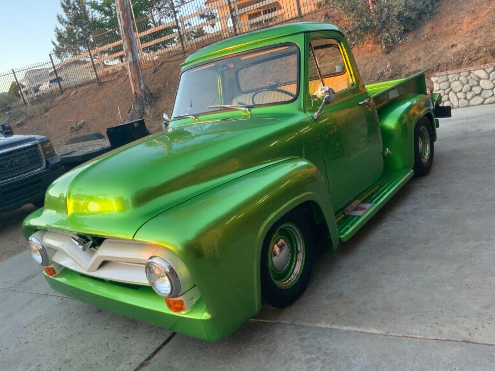 1955 ford f-100 short bed frame off restoration less than 4k miles