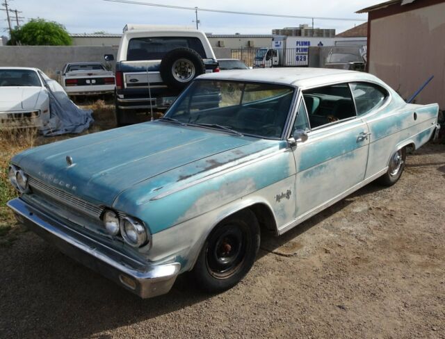 1965 rambler marlin fastback factory v8 327 4v ac pdb console auto loaded az ca