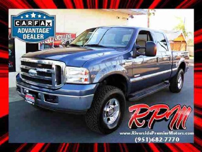 used 2007 ford super duty f-250 4wd crew cab 156" lariat 4x4 truck in riverside, ca