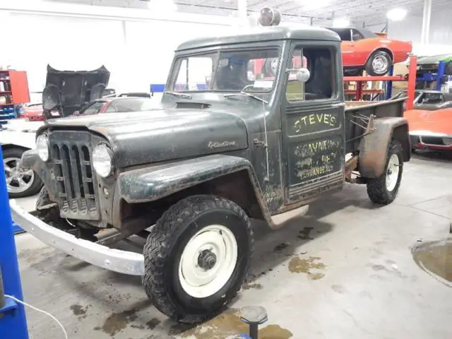 $1 no reserve 1951 willys overland jeep truck 4wd