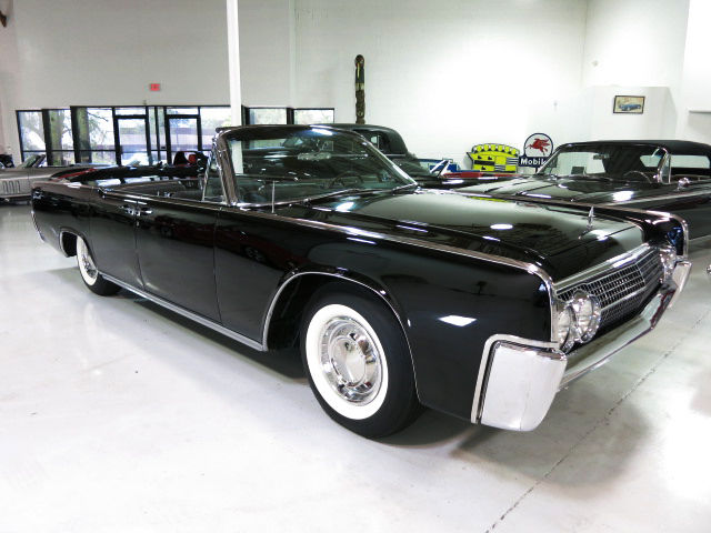 1963 lincoln continental convertible - triple black - a/c - stunning show car!!!