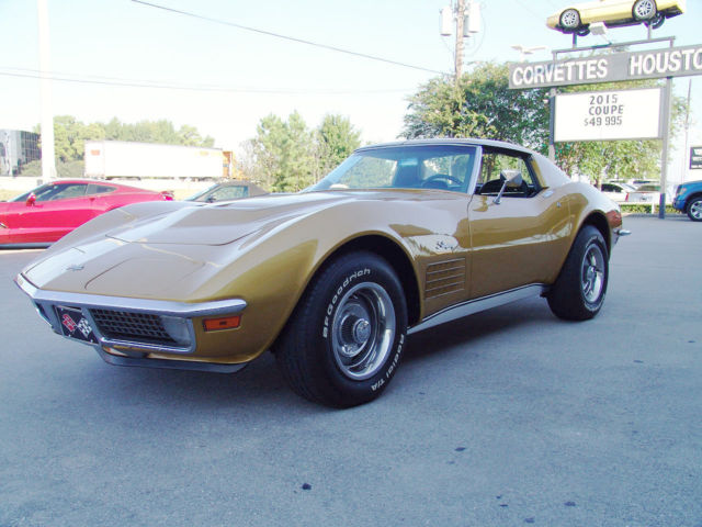 1971 corvette lt-1 4-speed 350/330hp rare color combo