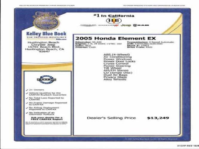 2005 honda element ex in huntington beach, ca