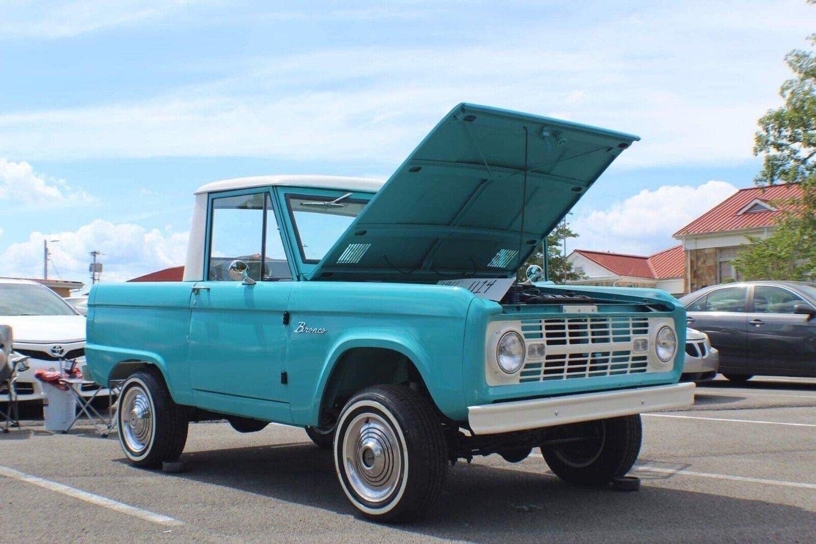 1966 ford bronco base u14 halfcab complete frame off restoration