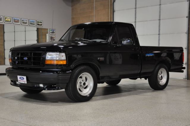 1994 ford svt lightning - raven black - 2,593 orig. miles! - pristine condition!