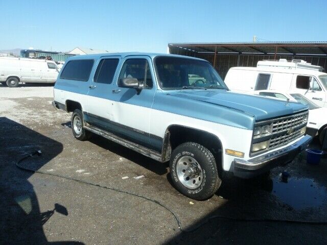 1990 chevrolet suburban 4x4 1500 very clean rear air barn doors cool wagon !!!