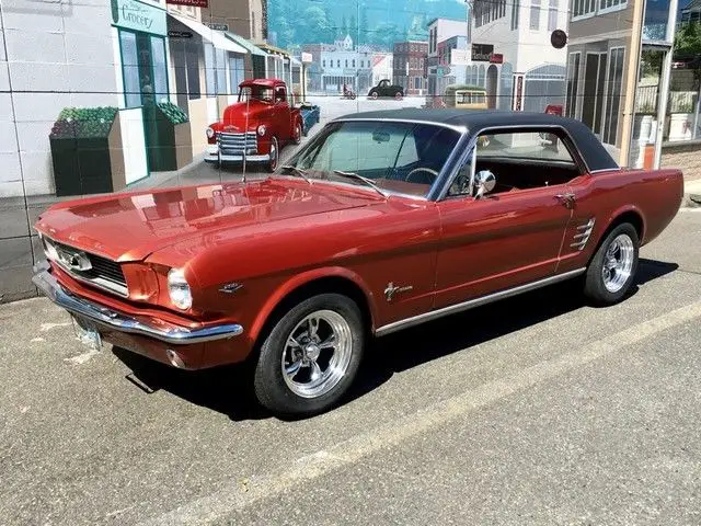 1966 mustang coupe. 289 v-8 4bc. automatic. power steering. front disc brakes