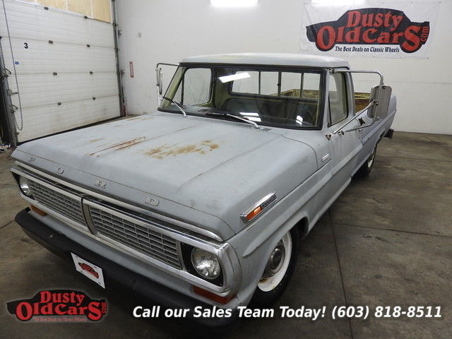 1970 gray runs drives body inter good 390v8 auto nice truck!