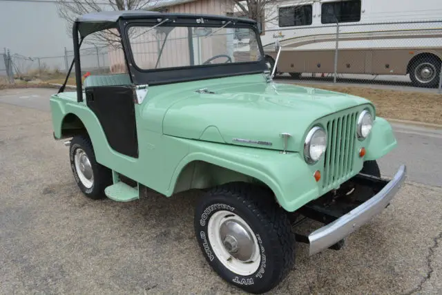 rare 1965 jeep cj-5 tuxedo park mark iv with only 13,604 original miles