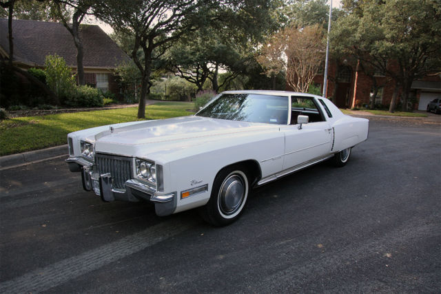 1972 cadillac eldorado (58,000 miles) blown engine -- no reserve!