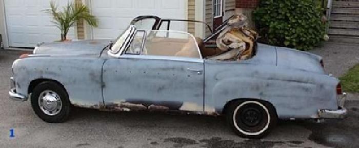 1967 blue mercedes-benz 220s in astoria, ny