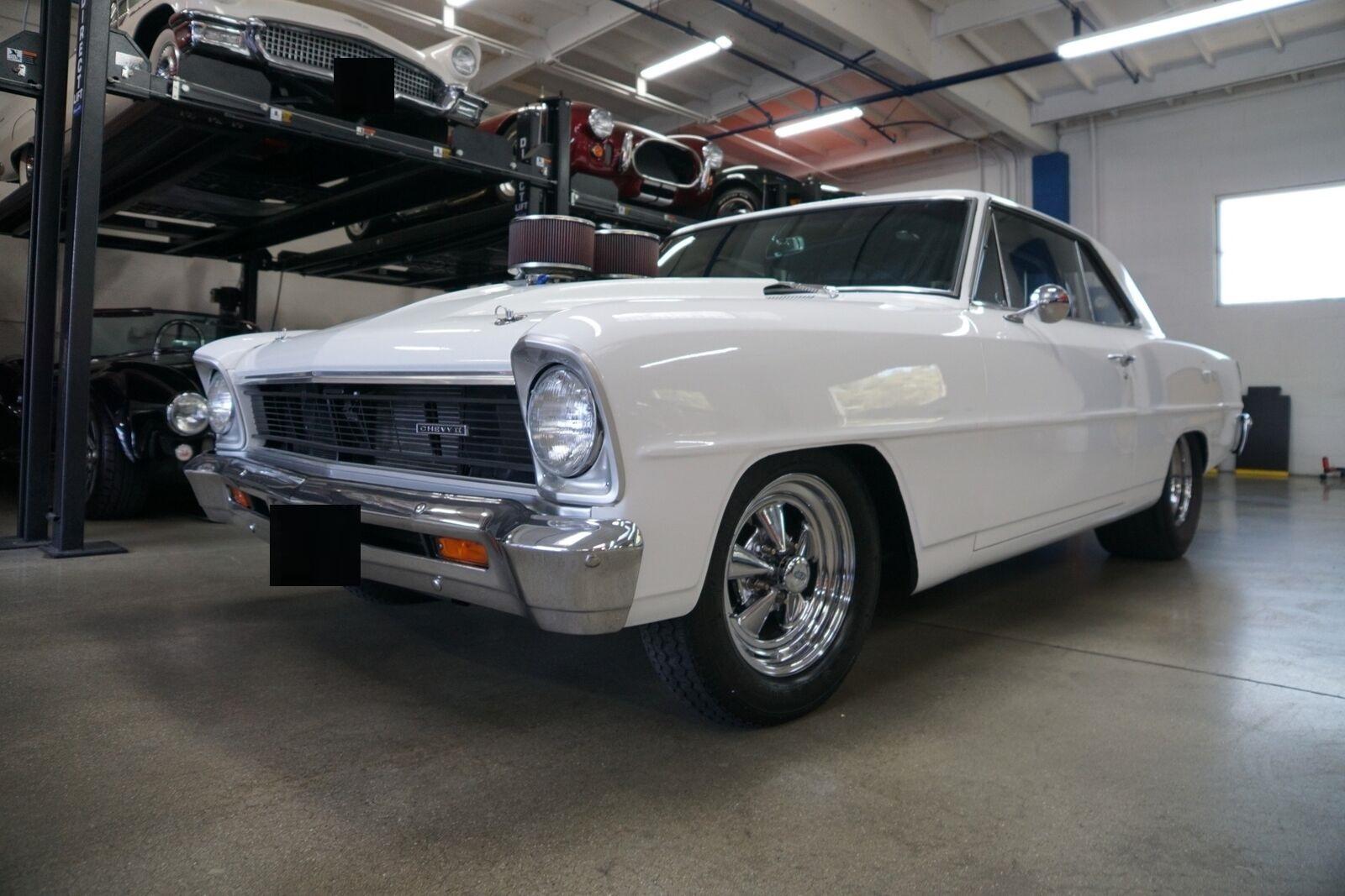 1966 chevrolet ii nova custom white 427 v8 2 door hardtop 3111 miles