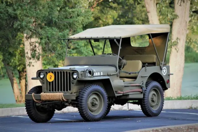 1942 willys mb fully restored wwii jeep wartime military