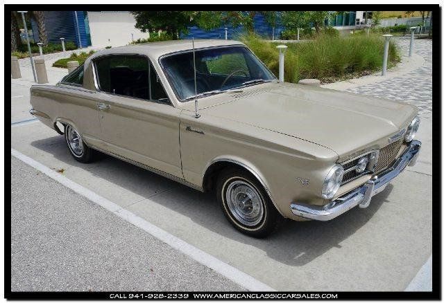 1964 plymouth barracuda 273 v8 automatic factory a/c clean straight rust free fl