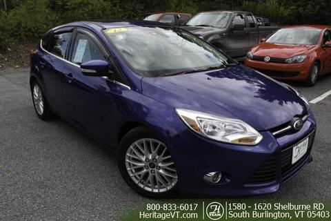 2012 ford focus sel south burlington, vt for sale in burlington, vermont