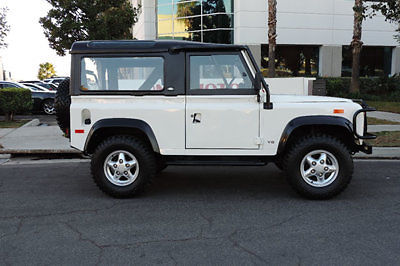 1994 land rover defender 90 convertible in white 39,904 miles amazing condition