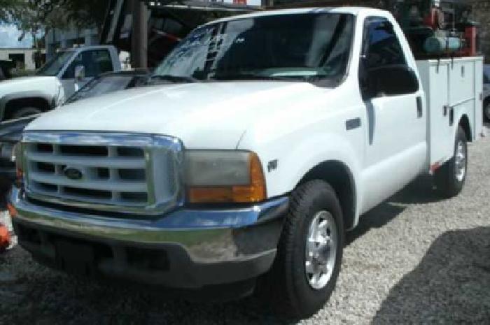 2001 ford f250 utility truck 178k mi with compressor & generator in orlando, fl