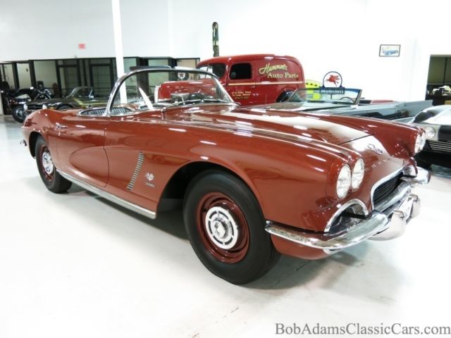 1962 corvette fuel injected 327ci 360hp roadster - gorgeous unmolested car!!!