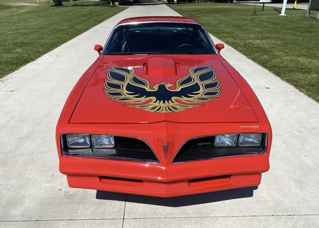 1978 pontiac trans am with firebird trans am cid low miles mayan red