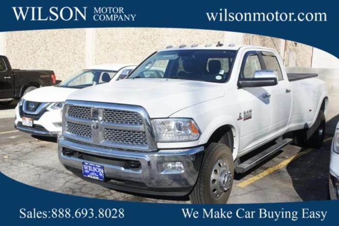 2015 ram ram pickup 3500 laramie 4x4 laramie 4dr crew cab 8 ft. lb drw pickup for sale in logan, utah