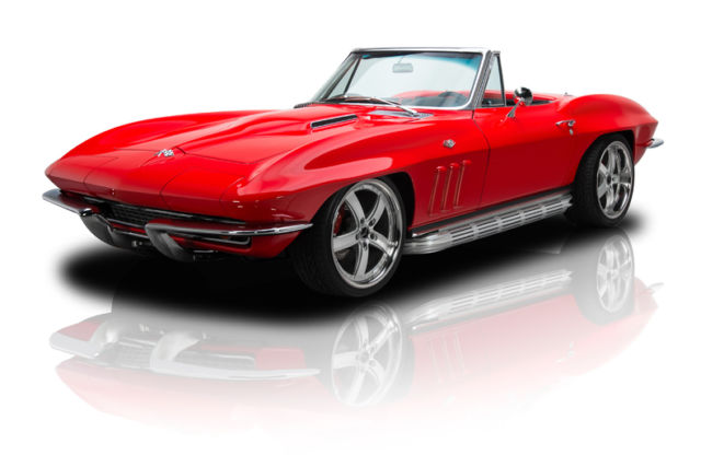 frame up built corvette sting ray roadster pro touring efi ls2 5 speed a/c ps