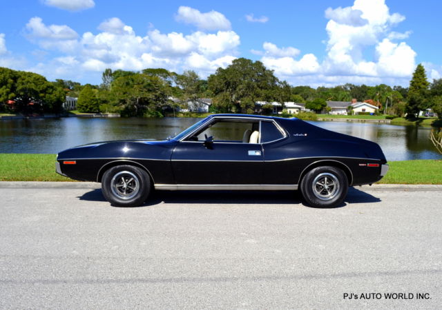 clean amc javelin sst 304 v8 automatic classic black front and rear a/c