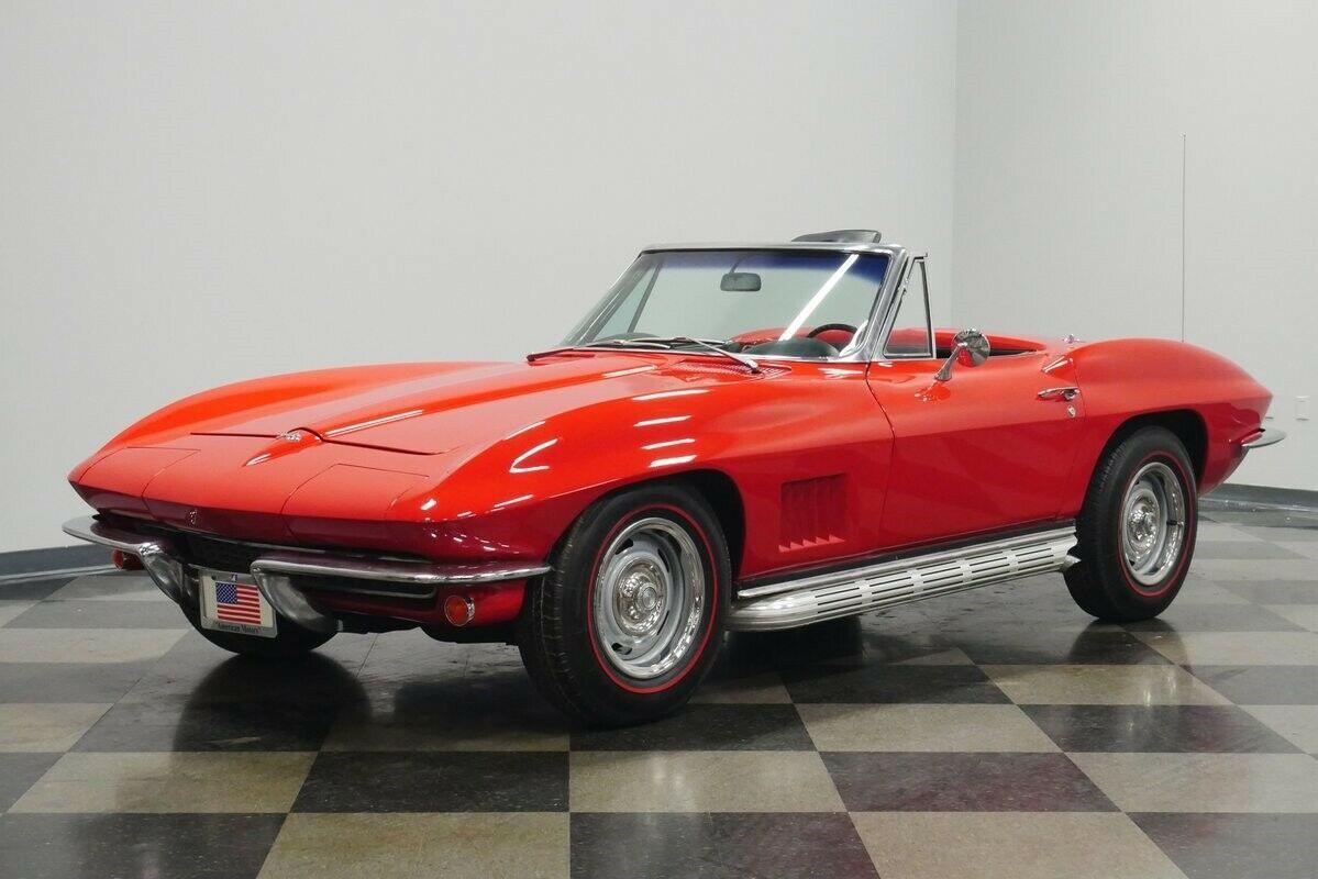 1967 chevrolet corvette 327 v8 4 speed manual 75134 miles