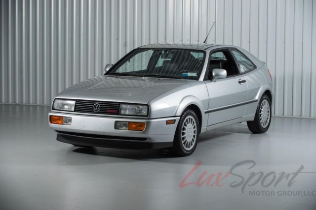 1990 volkswagen corrado g60 rare silver/black leather 12,000 original miles mint