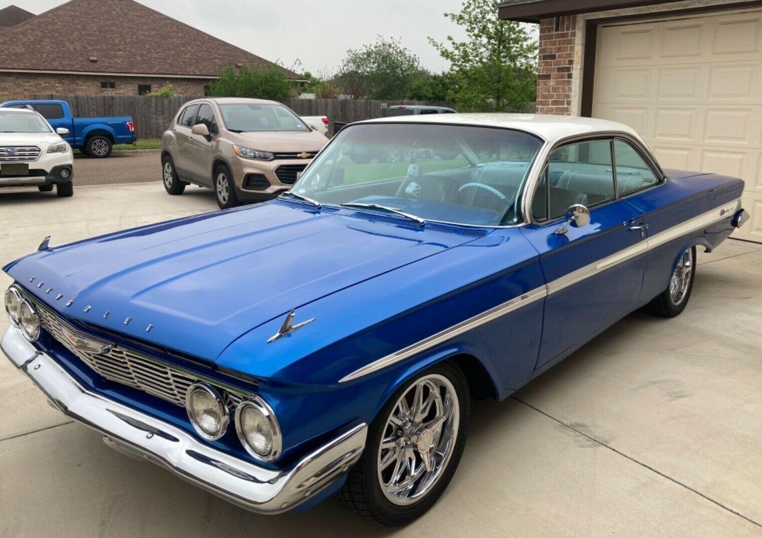 1961 chevrolet impala bubble top 383 stroker blue print engine 427 hp