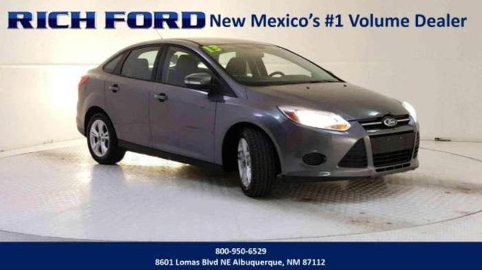 2013 ford focus se se 4dr sedan for sale in albuquerque, new mexico
