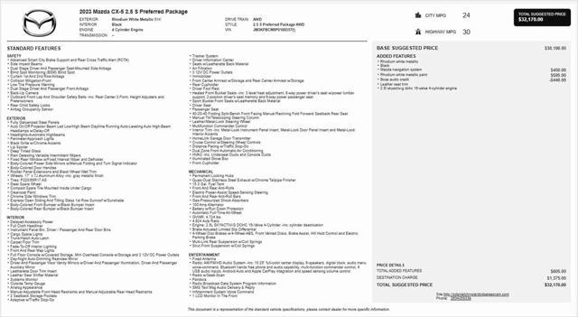 2023 mazda cx-5 2.5 s preferred package