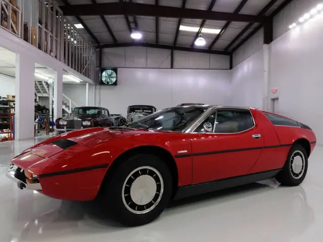 1974 maserati bora 4.9 coupe, matching numbers engine! known history since new!