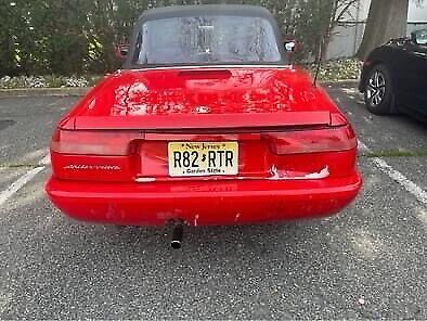 1992 alfa romeo spider convertible red veloce