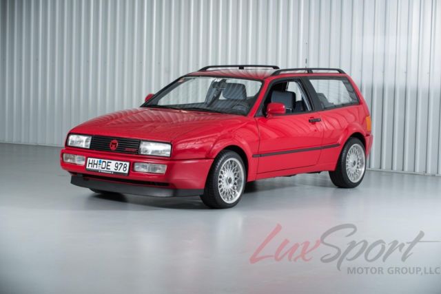 1990 volkswagen corrado g60 magnum prototype concept car 1 of 2 built red rare!!