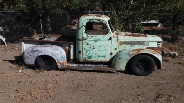 1940 gmc rat rod truck - clean title - s10 chassis - project hard work done
