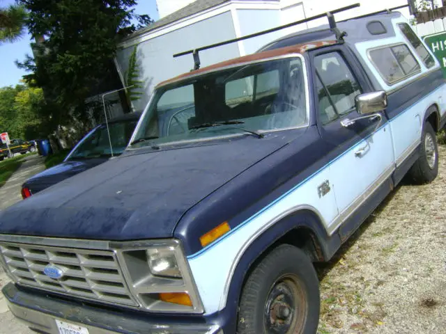 used 1986 ford f150 pickup truck 6 cylinders 4speed overdrive stick shift