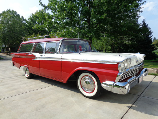 1959 ford fairlane country sedan station wagon * stunning restoration * gorgeous