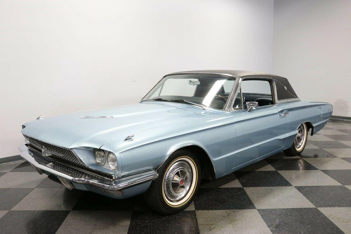 1966 ford thunderbird town landau coupe fe block automatic vinyl top
