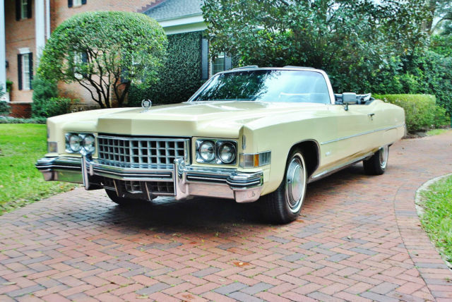 amazing 1973 cadillac eldorado convertible fully loaded rare find 500 v8 sweet