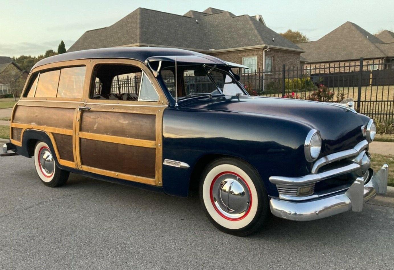 1950 ford country squire woody wagon flathead v8