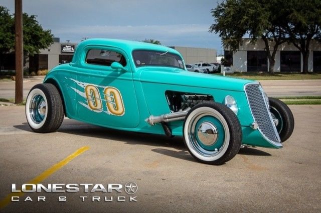 1934 ford 3 window coupe steel street rod 342r str