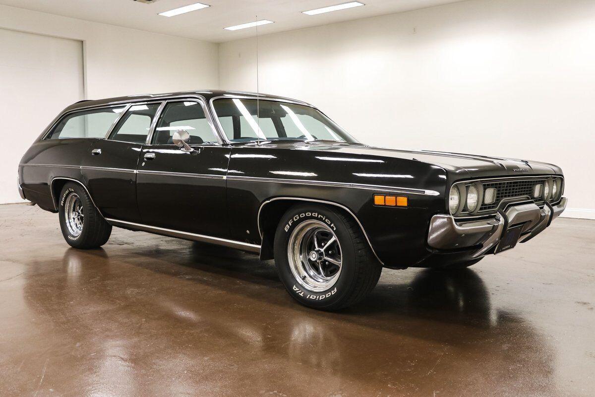 1971 plymouth satellite 44142 miles black station wagon 318ci v8