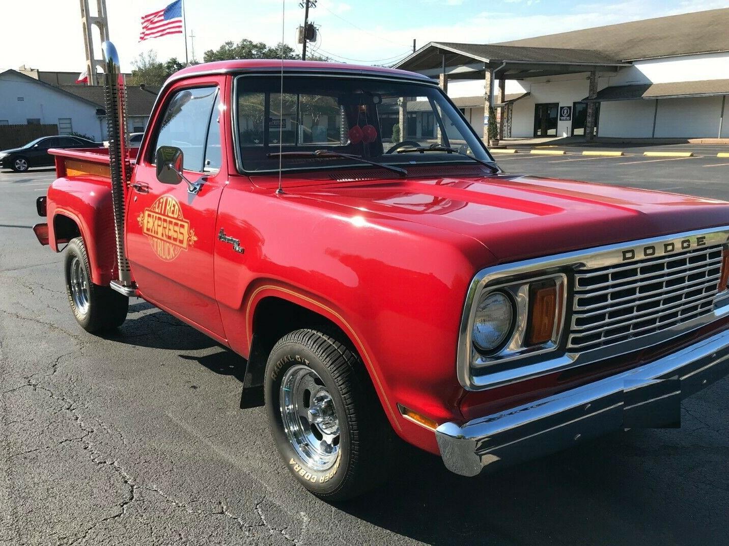 1978 dodge ram d100 little red express truck