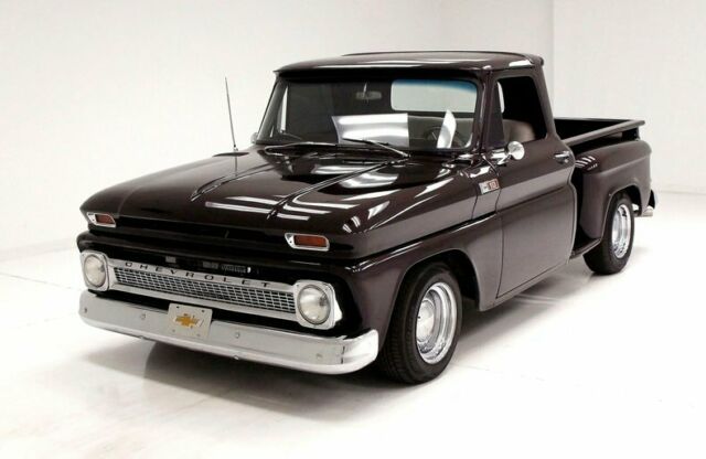 black cherry 2 stage/olds 455 mill/retro interior/snazzy oak bed