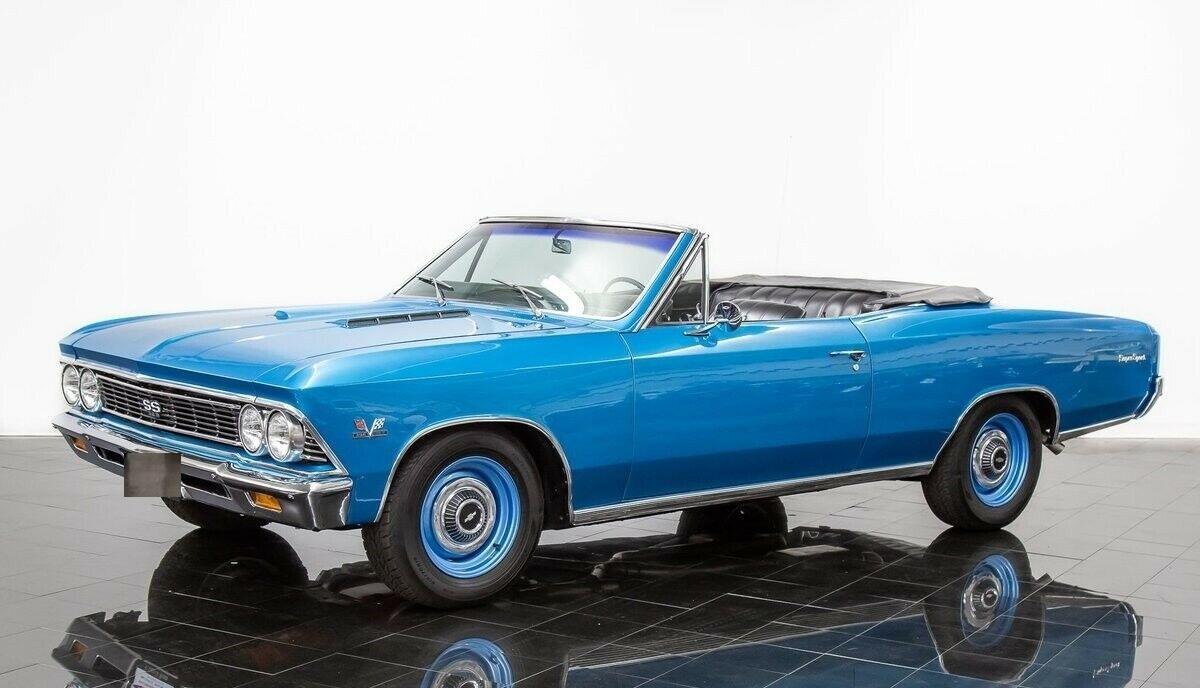 1966 chevrolet chevelle ss396 convertible manual l78 396ci v8 20982 miles